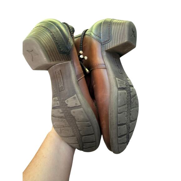 Pikolinos Womens Rotterdam Boot Size 38 7.5 Brown Leather Block Heel Bootie - Picture 6 of 7